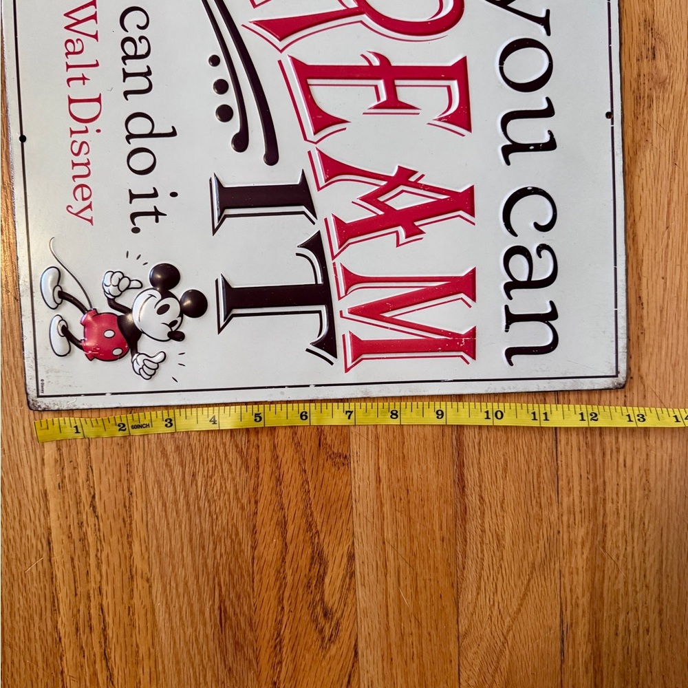 Disney Inspirational Wall Sign, Metal Sign, Disney Sign, Wall Hanging - Picture 6 of 10